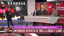 Contundente respuesta de Tinelli a Lanata y Clarín