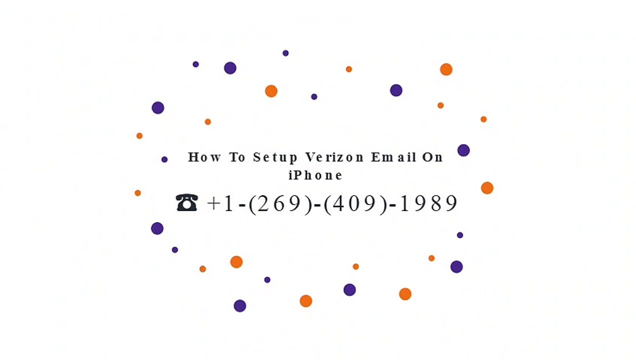 ☎ +1-(269)-(409)-1989  How to Set up Verizon Em...