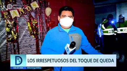 Domingo al Día: Los irrespetuosos del toque de queda