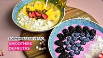 Sobremesas de Verão: Smoothies de frutas