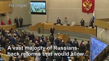 Exit poll shows vast majority of Russians back constitution changes