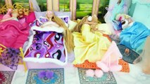 5 Pajamas for 5 Princess Dolls boneka putri Poupées دمى الاميرة Prinzessin Puppen Bonecas princesa