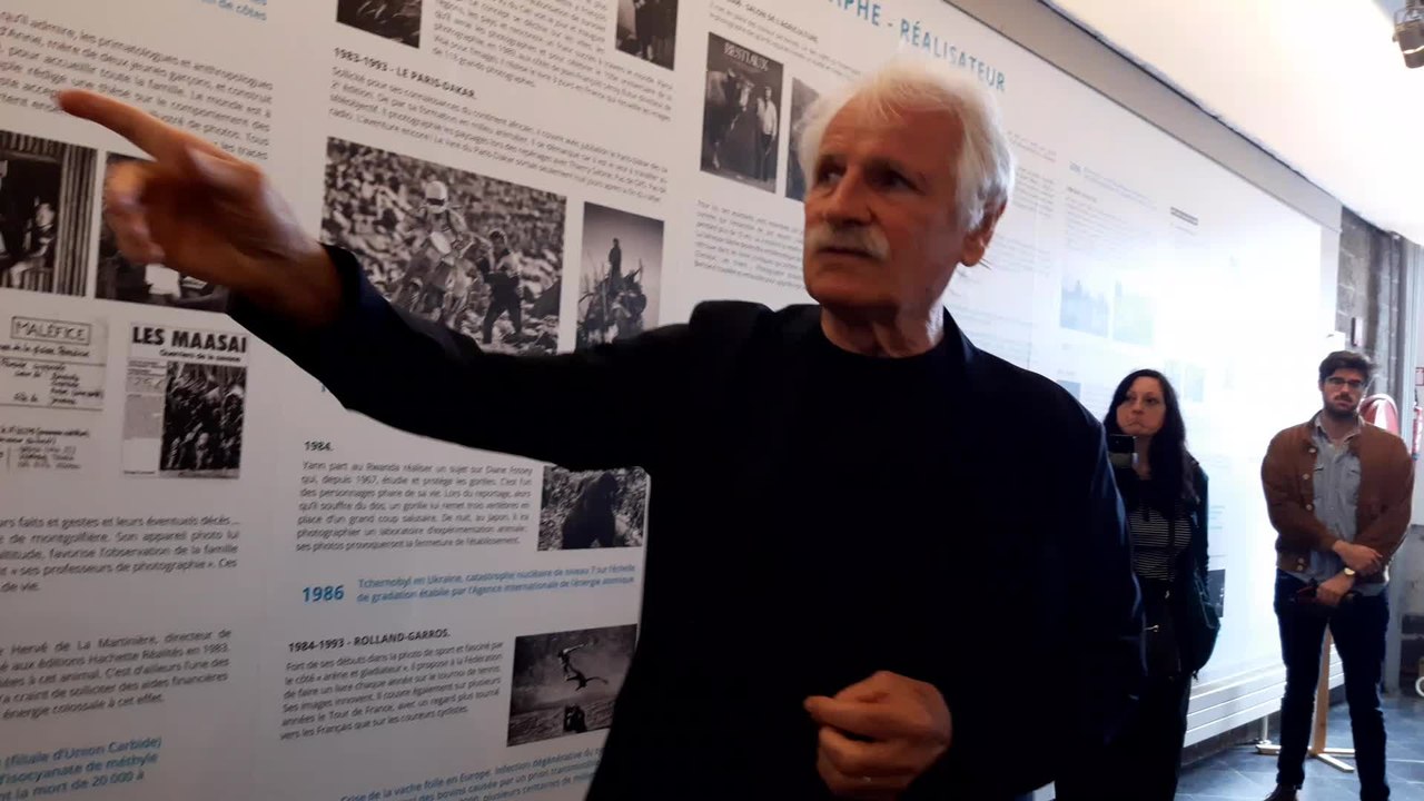 Yann Arthus-Bertrand à Mons. A la salle Saint-Georges.