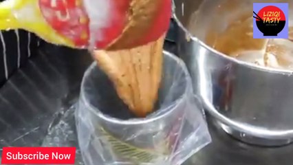 Making clam macaroon, pizza macaroon - Famous korean street food