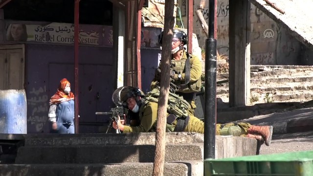 İsrail askerlerinden Batı Şeria’daki “ilhak” protestosuna müdahale - KUDÜS