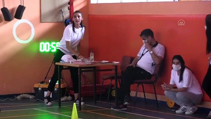 Siirt'te Spor Lisesi yetenek sınavı randevu sistemiyle yapıldı