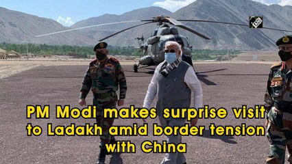 Download Video: PM Modi makes surprise visit to Ladakh amid border tension with China