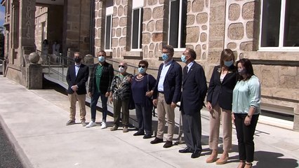 Feijóo visita las instalaciones de Aspnais