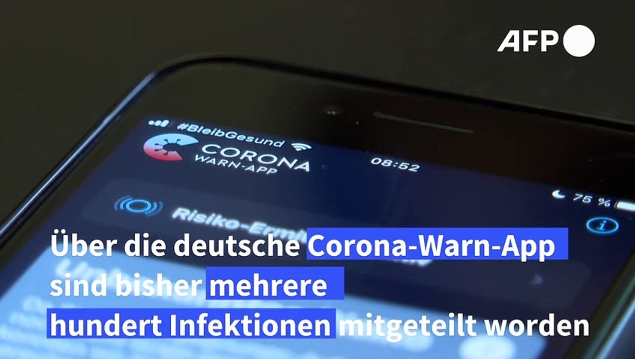 Bisher rund 300 Corona-Infektionen via App gemeldet