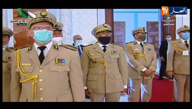 كلمة شنقريحة خلال إستقبال رفات الشهداء في مطار هواري بومدين