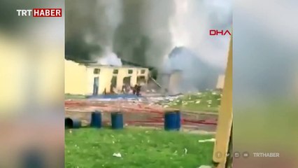 Havai fişek patlamasından yeni görüntüler