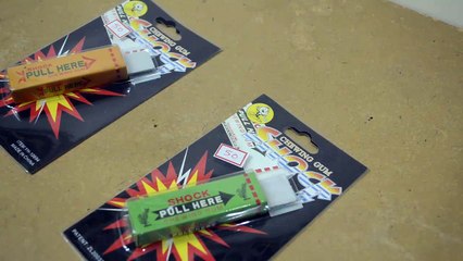 Unboxing and review of shock chewing gum