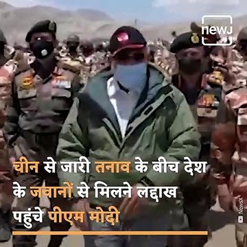 PM Modi Makes A Surprise Visit To Leh