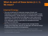 First Law of Thermodynamics (Internal Energy), Course of Applied Physics