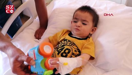 Ağlarken bile kalp krizi riski bulunan minik Hüseyin, sağlığına kavuştu