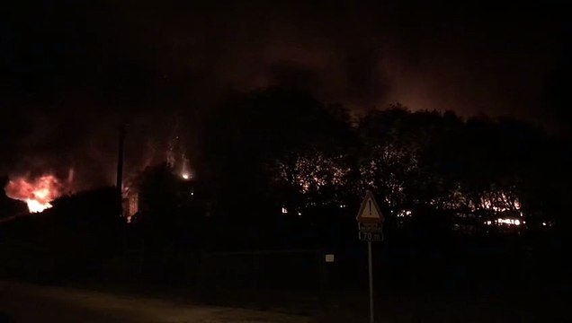 Un incendie ravage la briqueterie à Arlon