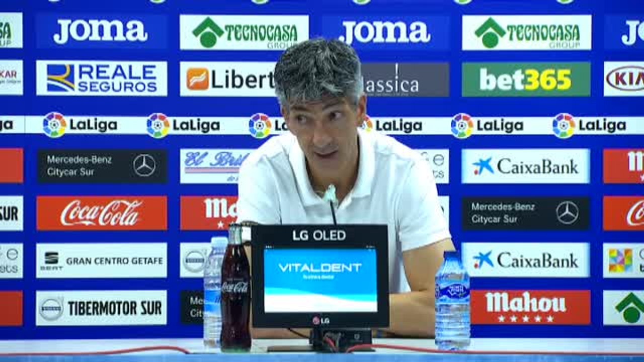 Imanol, sobre la polémica del Getafe-Real Sociedad: "La imagen es clara y la vemos todos"