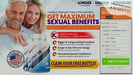 Supreme Rx - New Levels Of Stamina & Energy