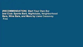[RECOMMENDATION]  Start Your Own Bar and Club: Sports Bars, Nightclubs,
