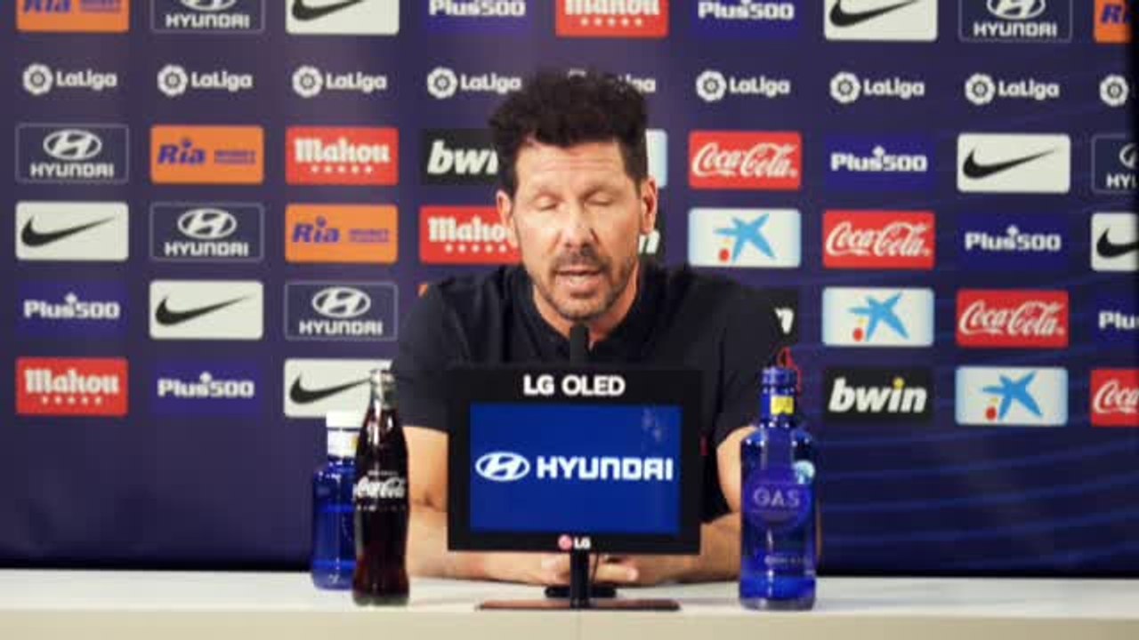 Simeone asegura que lo más difícil para un entrenador es "manejar las emociones" de los futbolistas