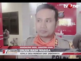 Tuntut Kepala Desa Mundur, Warga Blokade Jalan