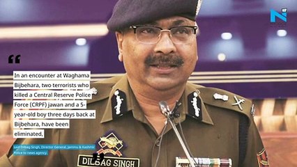 J&K: Two terrorists killed by security forces in Anantnag