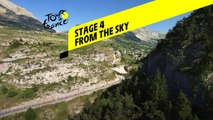 Tour de France 2020 - Étape 4 vue du ciel / Stage 4 from the sky : Sisteron - Orcières Merlette
