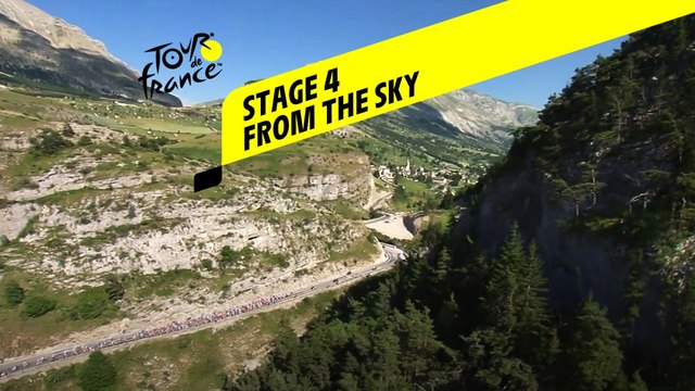 Tour de France 2020 - Étape 4 vue du ciel / Stage 4 from the sky : Sisteron - Orcières Merlette