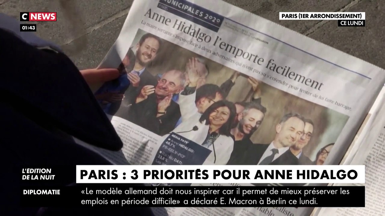 Municipales : les 3 priorités d'Anne Hidalgo pour Paris