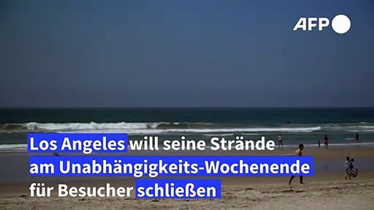 Los Angeles macht am 4. Juli Strände dicht