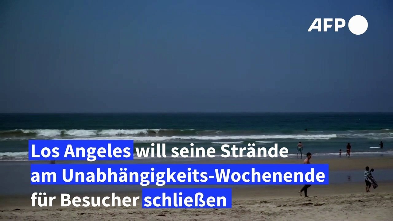 Los Angeles macht am 4. Juli Strände dicht