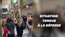 Evacuation les mains en l'air à La Défense après le signalement d'un homme armé