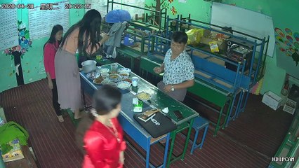 Food Photography Addict Slips And Pulls Dishes Onto Her