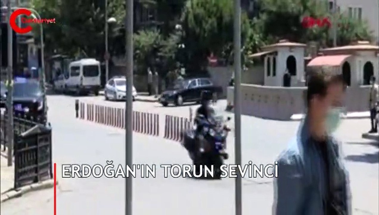 Erdoğan'ın torun sevinci