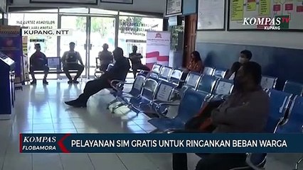 Warga Mendapat Layanan SIM Gratis di HUT Bhayangkara