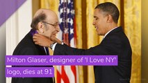 Milton Glaser, designer of 'I Love NY' logo, dies at 91, and other top stories from June 30, 2020.