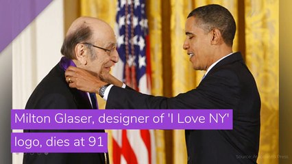Milton Glaser, designer of 'I Love NY' logo, dies at 91, and other top stories from June 30, 2020.