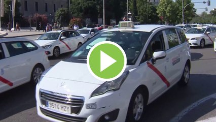 Los taxis bloquean Madrid