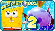 SpongeBob Battle for Bikini Bottom Rehydrated 100% Walkthrough Part 2 (PS4) Jellyfish King Boss