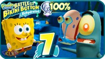 SpongeBob Battle for Bikini Bottom Rehydrated 100% Walkthrough Part 7 (PS4) Rock Bottom
