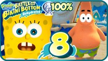 SpongeBob Battle for Bikini Bottom Rehydrated 100% Walkthrough Part 8 (PS4) Sand Mountain