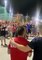 Football - Mathieu Valbuena fête avec les supporters la qualification de l'Olympiakos pour la finale de la Coupe de Grèce