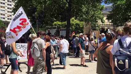 Les soignants dans la rue pour réclamer plus de moyen de à quelques jours de la fin du plan Ségur