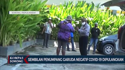 Sembilan Penumpang Garuda Negatif Covid-19 Dipulangkan