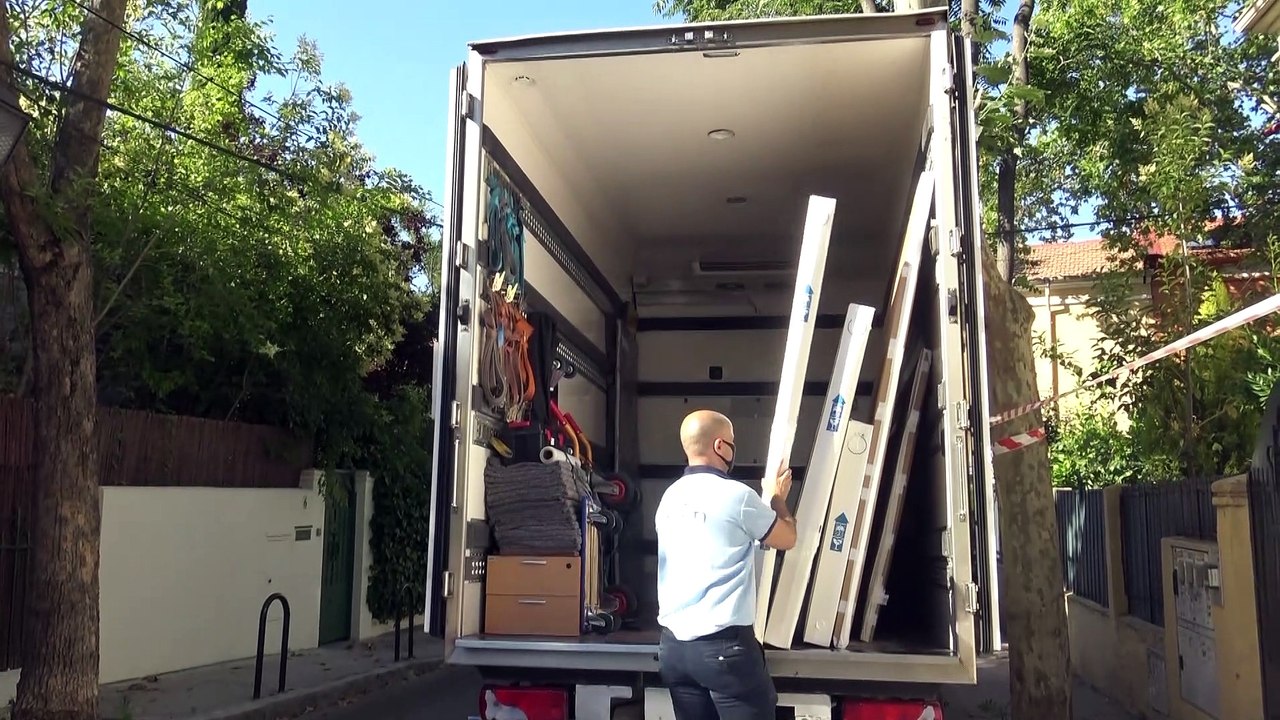 Vicky Martín Berrocal inicia la mudanza de su casa