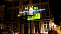 Amnesty International a projeté le portrait de Georges Floyd sur l’ambassade des États-Unis à Bruxelles