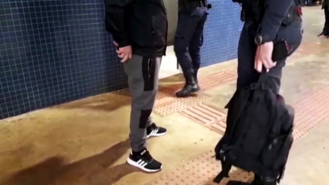 Guarda Municipal detém homem que pichava no Terminal Leste