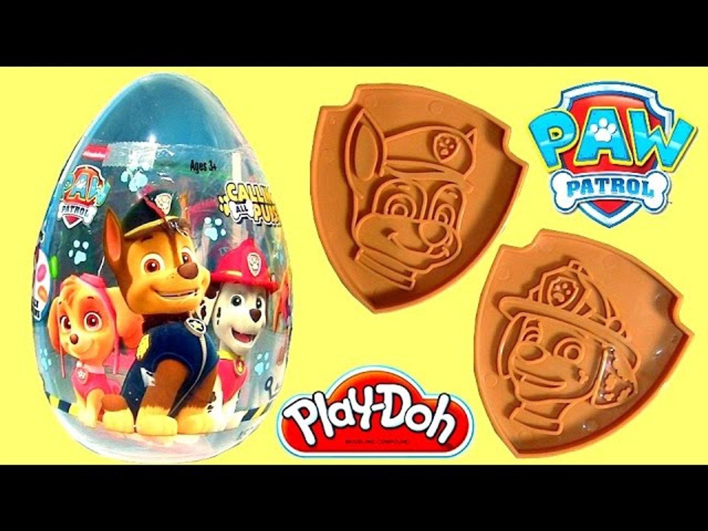 Paw Patrol Play Doh Mold Playset Pat - Vidéo Dailymotion