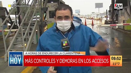 La Au. Buenos Aires - La Plata colapsada mano CABA y PBA