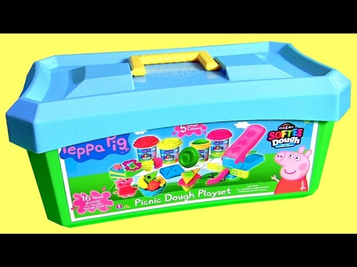 Have fun and get creative with the Peppa Pig Dough Activity Case - the case  comes with lots of different doughing accessories…